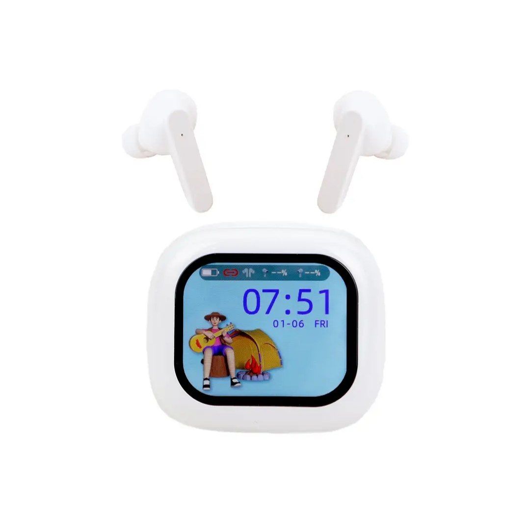 هدفون بی‌سیم Wisme WT-7 با صفحه نمایش لمسی
