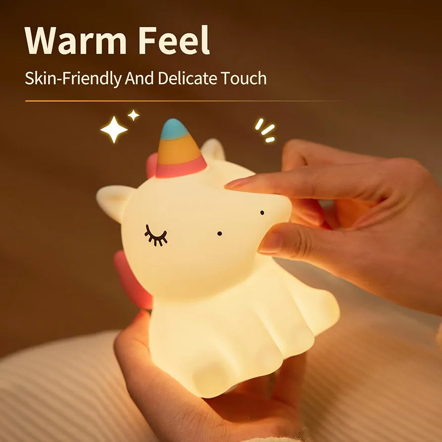 چراغ خواب سلیکونی طرح محبوب یونیکورن