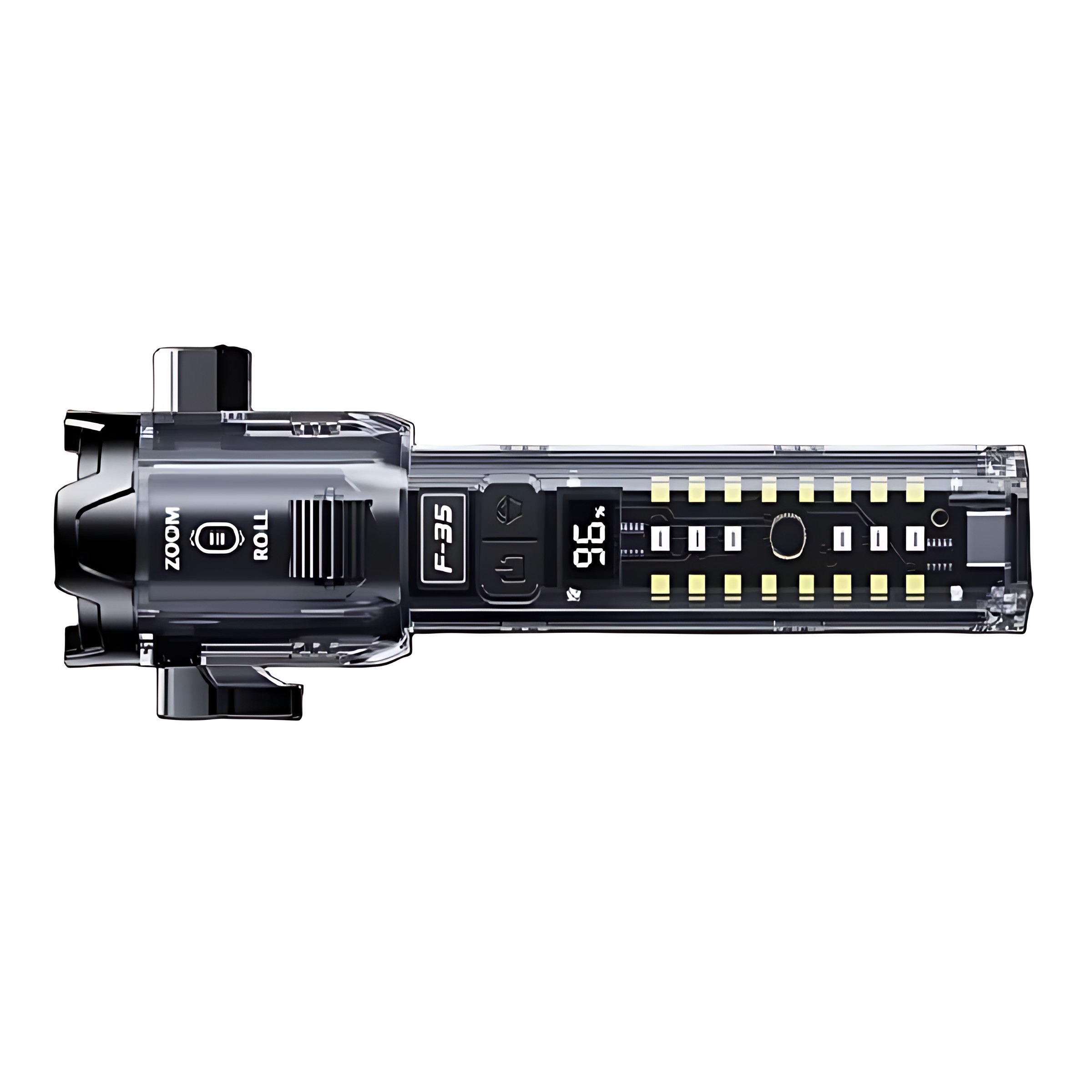 چراغ قوه چند کاره و آژیر دار NETTE LED LIONG مدل F-35