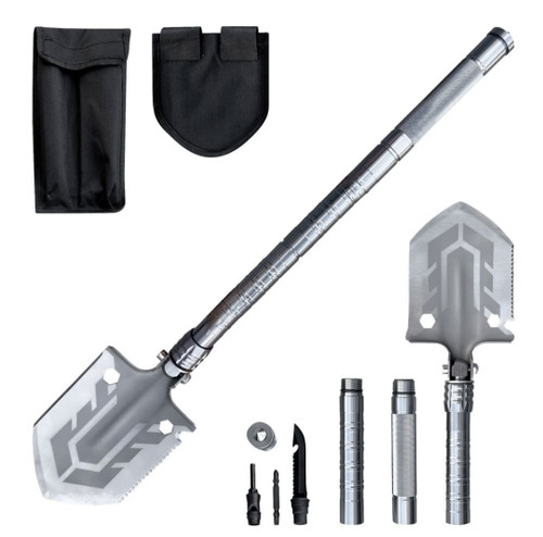 بیل چند کاره ۱۰ در ۱ تاشو – ابزار حرفهای بقا و کمپینگ