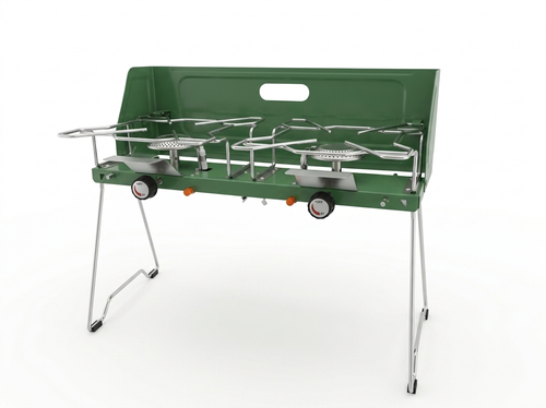 اجاق گاز مسافرتی دو شعله تاشو Portable Gas Stove مدل BDZ‑380‑E | همراه حرفهای کمپینگ