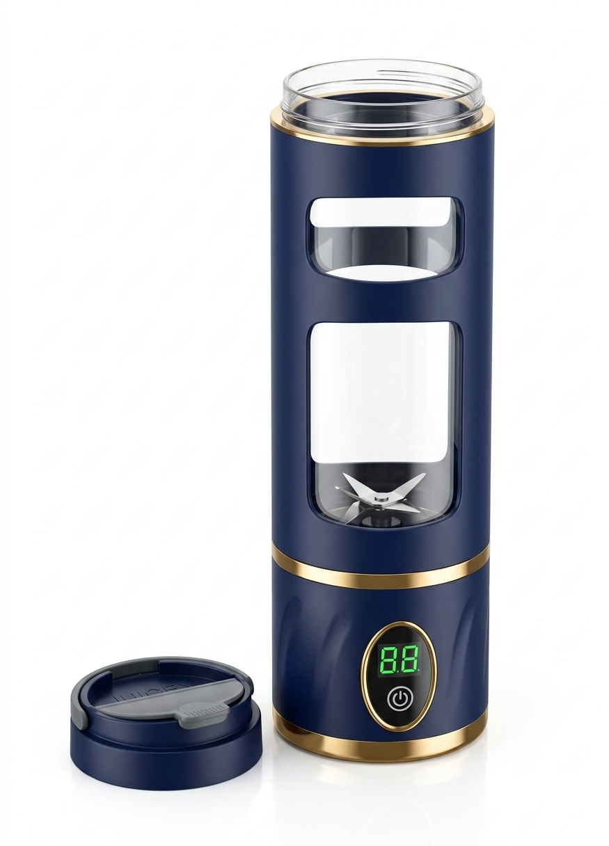 مخلوط‌کن و شیکر Freshly Squeezed Juice Cup مدل HP‑880 با ظرفیت ۴۵۰ میلی‌لیتر