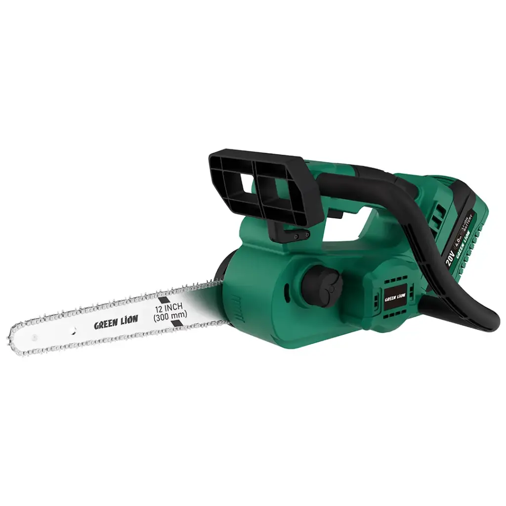 اره برقی شارژی Green Lion مدل GES-12 Cutforce Electric Chainsaw با تیغه ۱۲ اینچی