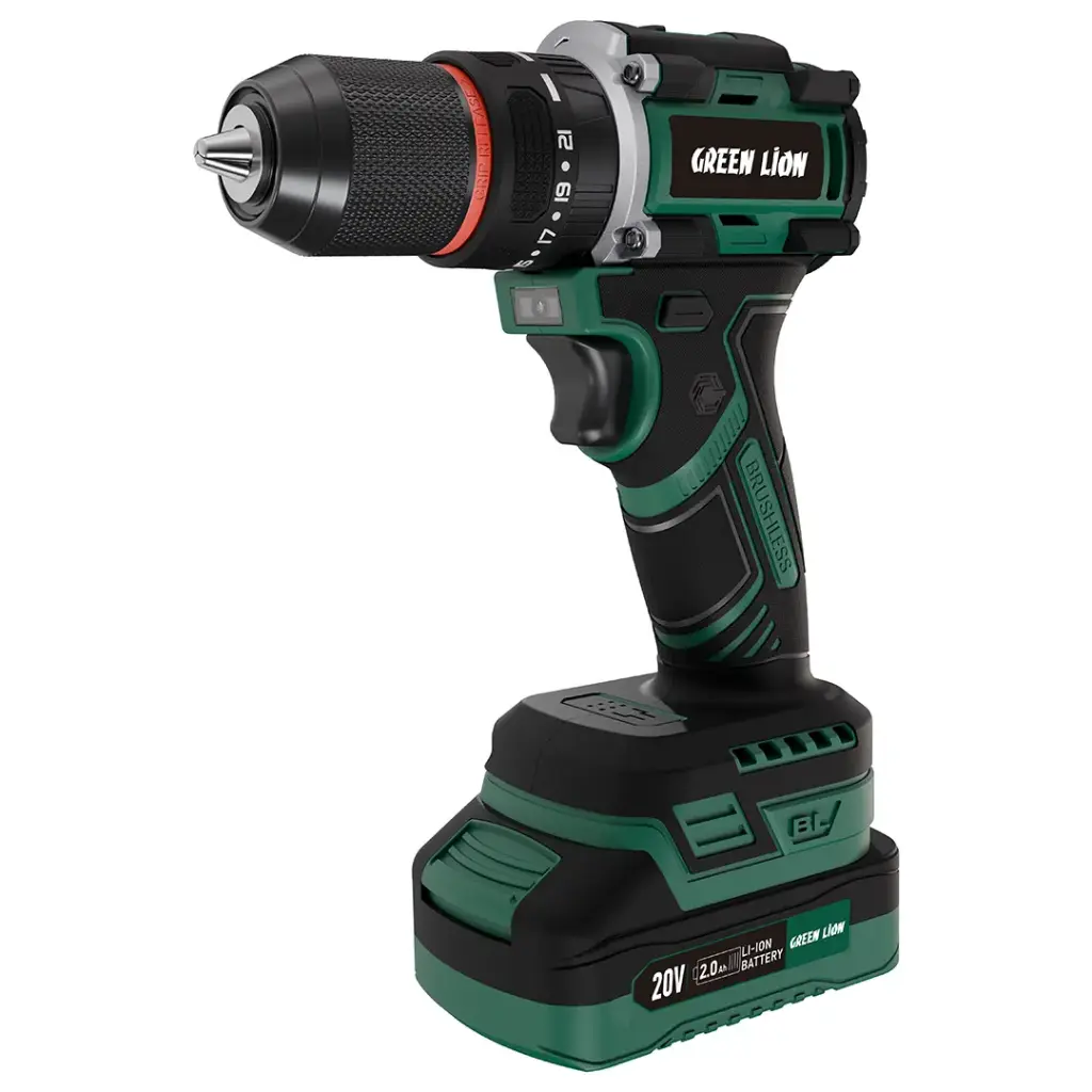 دریل چکشی شارژی Green Lion مدل GD-14 Power Pro Cordless Hammer Drill