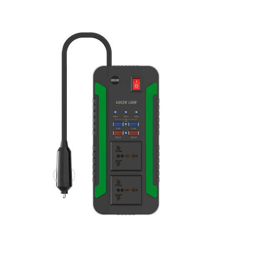 اینورتر فندکی خودرو ۳۰۰ واتی Green Lion مدل Spark 300 Power Inverter