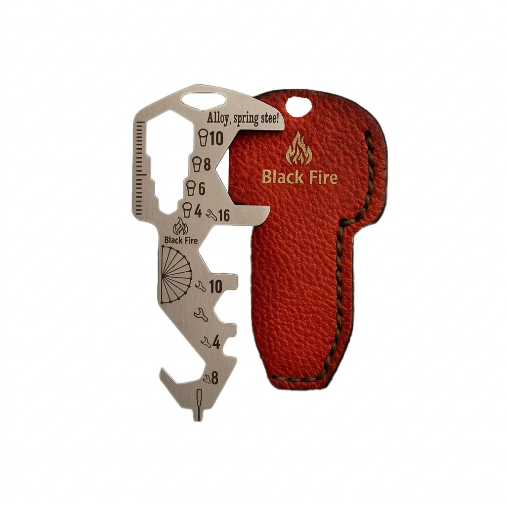 دسته کلید و ابزار چند کاره Black Fire | آچار ، پیچ گوشتی و در بازکن