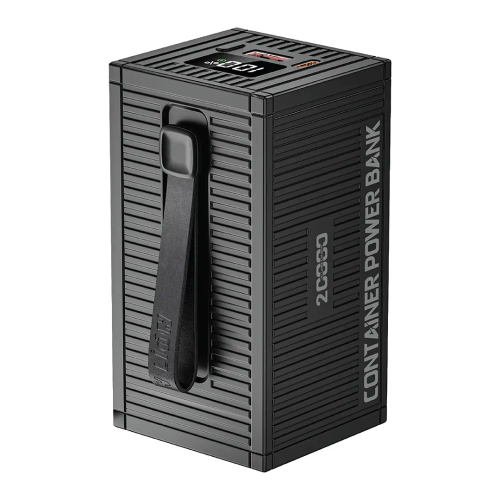 پاوربانک گرین لاین مدل Container با ظرفیت ۲۰۰۰۰ میلیآمپرساعت | شارژ سریع PD 20W، QC 22.5W و کابل ۴ کاره