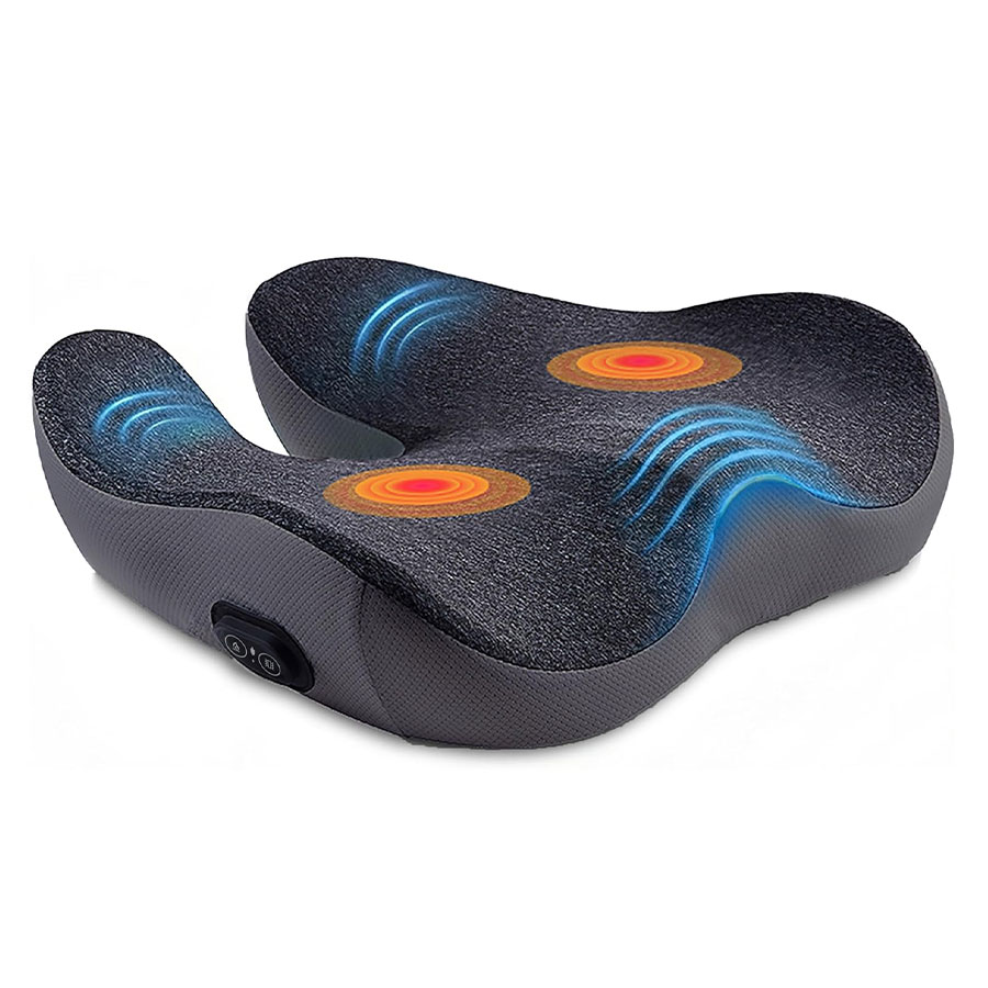 بالش نشیمن ماساژور دار گرمایشی گرین لاین Green Lion RELIEVE PRO Seat Cushion