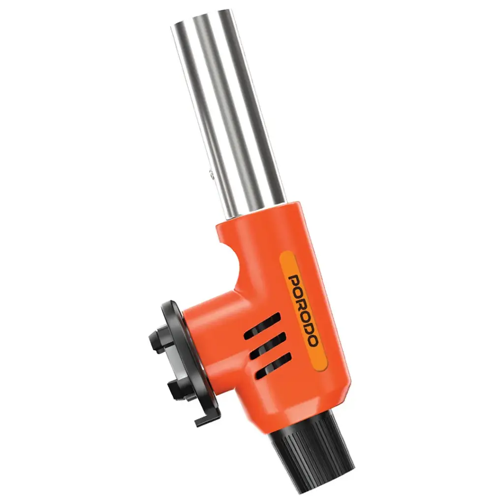 فندک گازی چندمنظوره پورودو مدل Multi-Function Butane Gas Lighter | شعله قابل تنظیم و جرقه‌زن پیزو