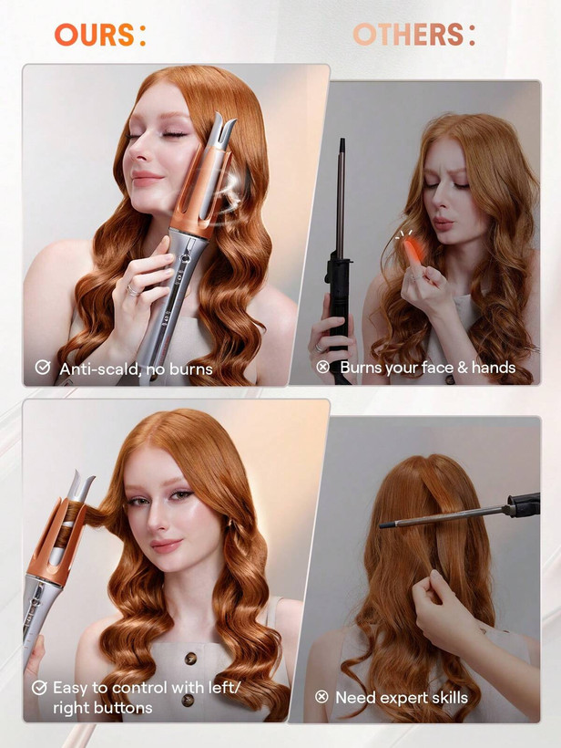 فر کننده مو شیگلم SHEGLAM It-Curl One-Touch Instant Curler 25mm