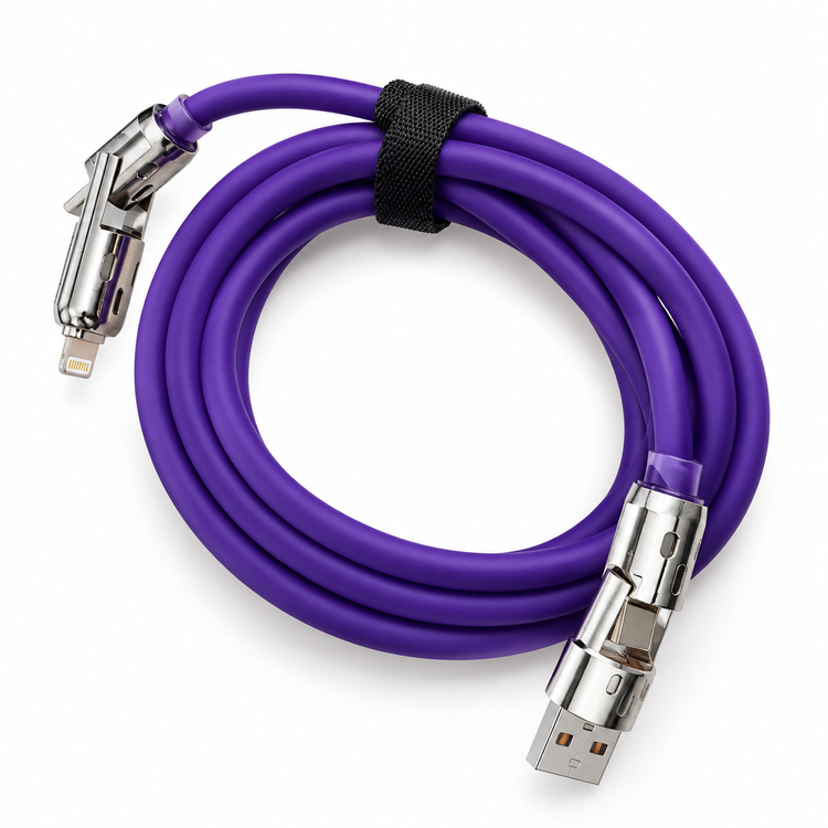 کابل شارژ ۴ کاره ۲۴۰ وات ACCL مدل Multi Fast Charging Cable