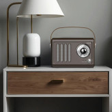 اسپیکر بلوتوثی رادیویی Green Lion Vintage Radio | بلوتوث 5.3، AUX، USB و باتری 1500 میلیآمپرساعت