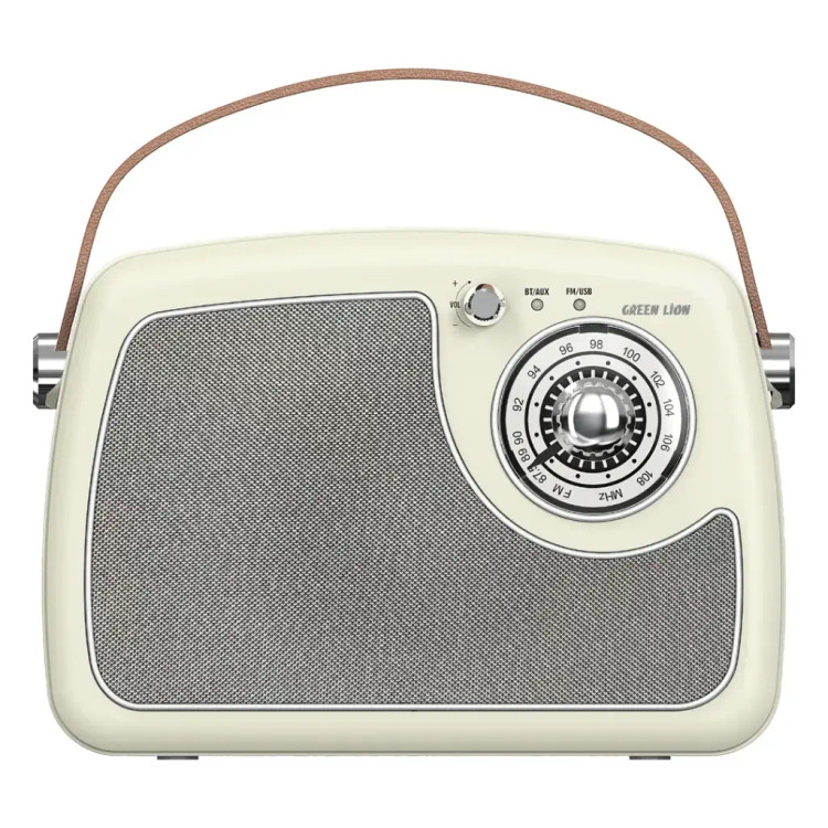 اسپیکر بلوتوثی رادیویی گرین لاین Retro Radio | طراحی کلاسیک، بلوتوث 5.3 و رادیو FM