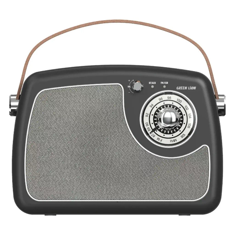 اسپیکر بلوتوثی رادیویی گرین لاین Retro Radio | طراحی کلاسیک، بلوتوث 5.3 و رادیو FM