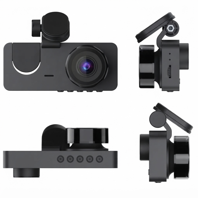 دوربین خودرو دو لنز Vehicle BlackBOX DVR با کیفیت Full HD
