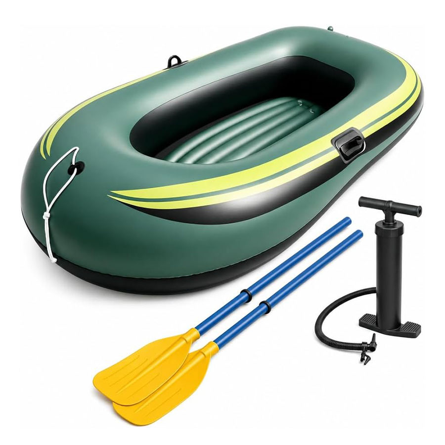 قایق بادی دو نفره گرین لاین Green Lion Aqua Rider | ظرفیت ۲ نفر و بدنه PVC مقاوم