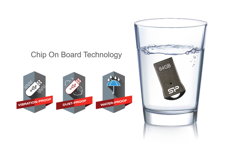 فلش مموری Silicon Power مدل T01 USB 2.0 ظرفیت 64 گیگابایت