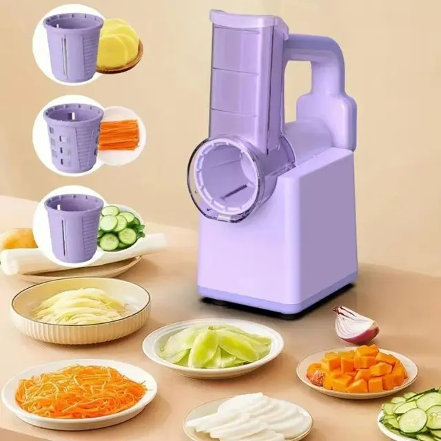 سالاد ساز برقی شارژی همهکاره (Cordless Electric Salad Maker) | سریع، ایمن و بیسیم