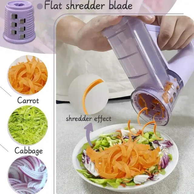 سالاد ساز برقی شارژی همهکاره (Cordless Electric Salad Maker) | سریع، ایمن و بیسیم