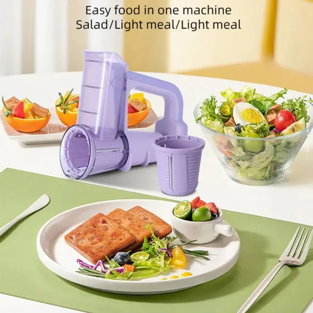 سالاد ساز برقی شارژی همهکاره (Cordless Electric Salad Maker) | سریع، ایمن و بیسیم