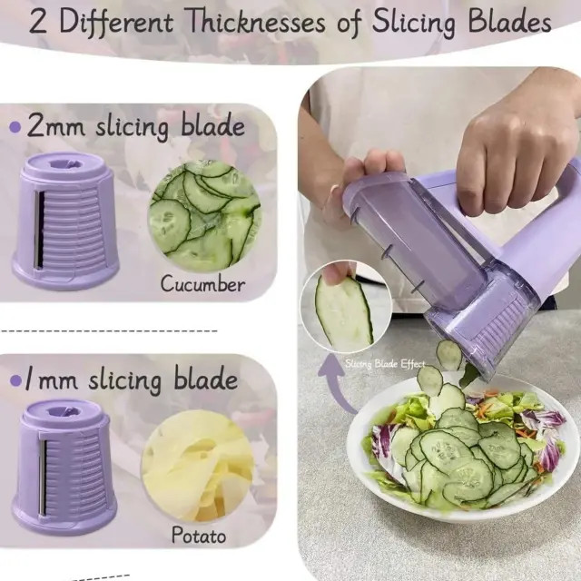 سالاد ساز برقی شارژی همهکاره (Cordless Electric Salad Maker) | سریع، ایمن و بیسیم