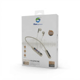 هندزفری بلوتوثی دورگردنی Blue Spectrum مدل V20 | با نمایشگر LED ، قابلیت حذف نویز ANC+ENC ، شارژدهی ۳۵ ساعته و ضدآب