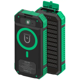 پاوربانک خورشیدی و مگسیف Green Lion مدل Solar Flex ظرفیت 20000mAh | مقاوم با استاندارد IP65، شارژ سریع 22.5 وات و بیسیم 15 وات