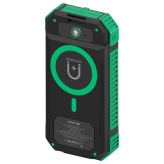 پاوربانک خورشیدی و مگسیف Green Lion مدل Solar Flex ظرفیت 20000mAh | مقاوم با استاندارد IP65، شارژ سریع 22.5 وات و بیسیم 15 وات