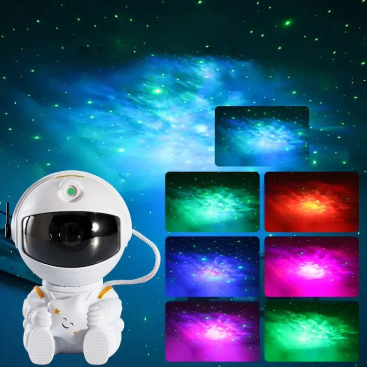چراغ خواب و پروژکتور کهکشانی طرح فضانورد مدل Astronaut Nebula Projector | کهکشان را به اتاقت بیار !