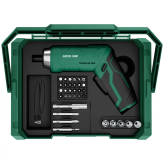 ست ابزار 213 پارچه Green Lion مدل GTS-700 | پیچگوشتی برقی شارژی و جعبه ابزار چندطبقه