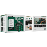 ست ابزار 213 پارچه Green Lion مدل GTS-700 | پیچگوشتی برقی شارژی و جعبه ابزار چندطبقه