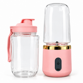 شیکر شارژی Small Portable Juicer مدل RK-02 | گنجایش ۴۰۰Ml و دو مخزنه