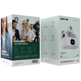 میکروفون بیسیم یقهای Green Lion GLM-Wireless Mic Lite | دو میکروفون، برد 20 متر و اتصال Type-C، Lightning و 3.5mm