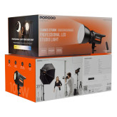 نور ثابت LED عکاسی پرودو Porodo Cannes Studio Professional LED Studio Light 100W