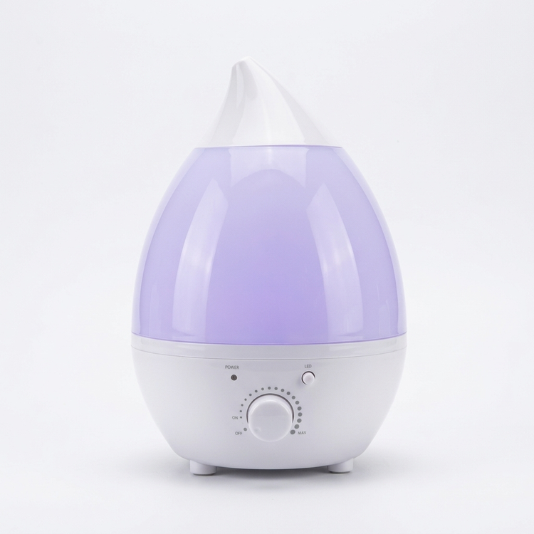 بخور سرد و رطوبتساز قطرهای Humidifier LED Ultrasonic با آرومادیفیوزر و مخزن ۱.۳ لیتری