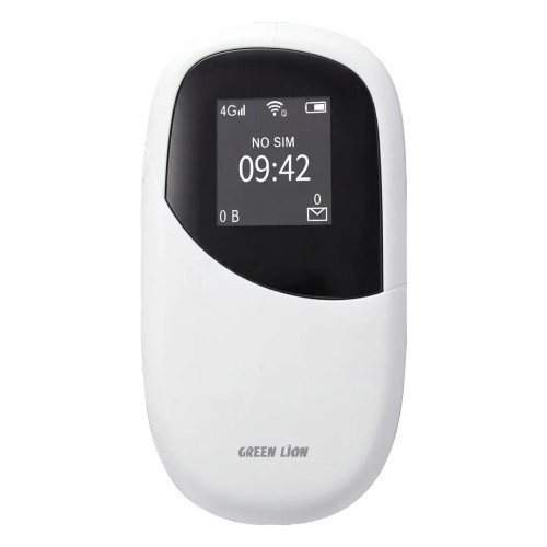 مودم جیبی 4G LTE گرین لاین Green Lion Connect Portable MiFi Router | وایفای Wi-Fi 6 و باتری ۴۰۰۰ میلیآمپرساعت