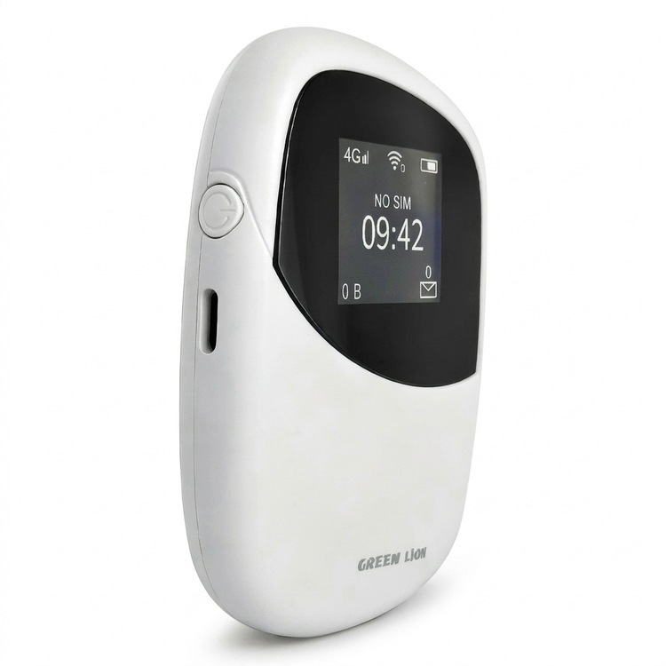 مودم جیبی 4G LTE گرین لاین Green Lion Connect Portable MiFi Router | وایفای Wi-Fi 6 و باتری ۴۰۰۰ میلیآمپرساعت