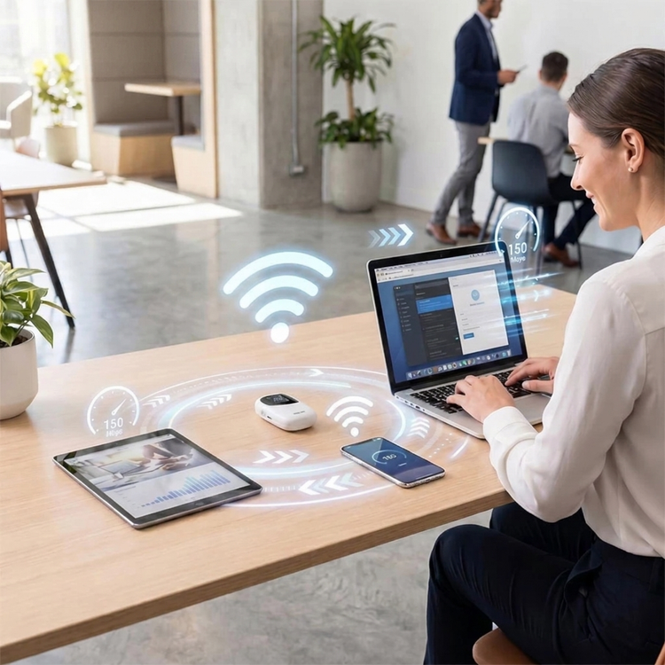مودم جیبی 4G LTE گرین لاین Green Lion Connect Portable MiFi Router | وایفای Wi-Fi 6 و باتری ۴۰۰۰ میلیآمپرساعت